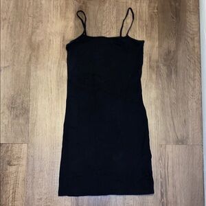 Black Spaghetti Strap Dress